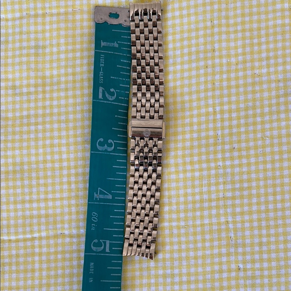 Michele Serein Gold stainless steel bracelet